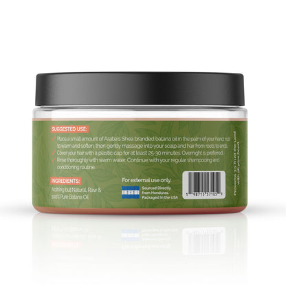 Raw Batana Oil for Hair Growth - 100% Pure, Organic
